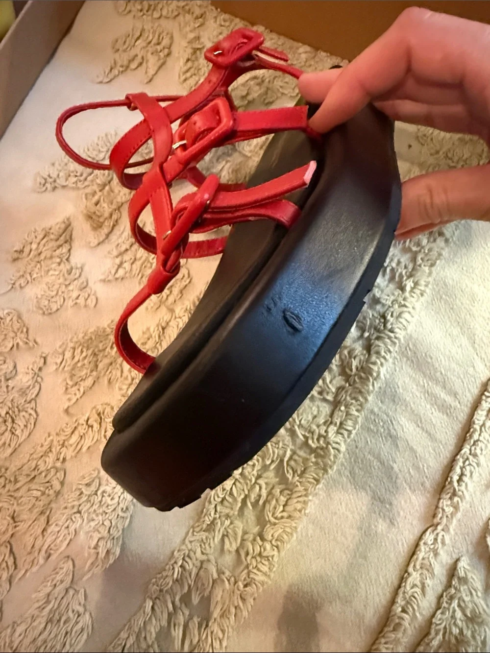 Charlotte Stone Pika Sandal in Begonia